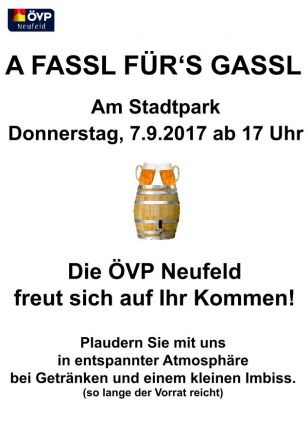 A FASSL FÜR‘S GASSL